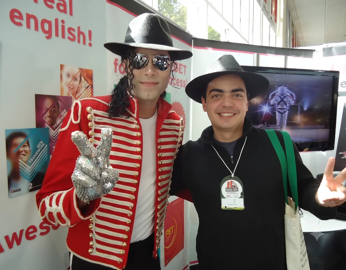 Teacher Fábio em congresso internacional de ensino de inglês