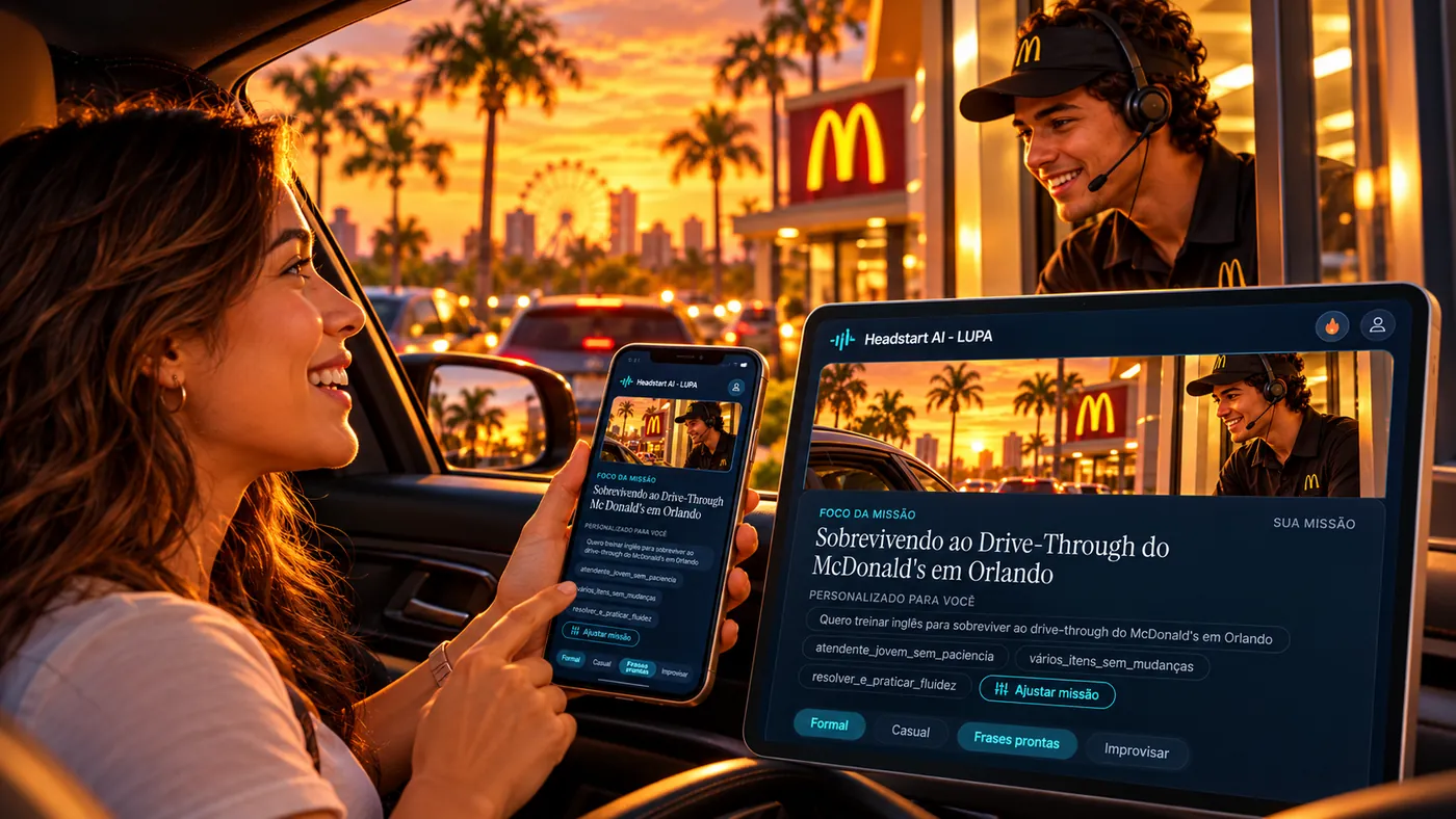 Missão pronta na Lupa: sobrevivendo ao drive-thru em Orlando